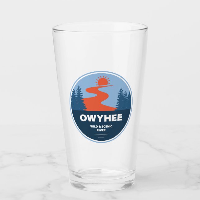 Verre Owyhee Wild Et Rivière Pittoresque (Devant)