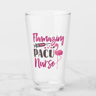 Verre PACU Infirmière Flamant rose Infirmière de la sema