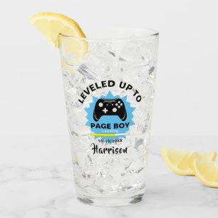Verre Page mariage Garçon Levelup Gamer Fun Glass