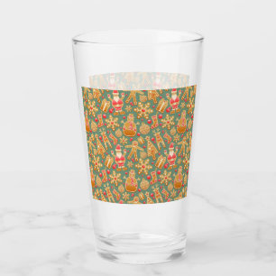 Verre Pain d'épices/biscuits/motifs de Noël