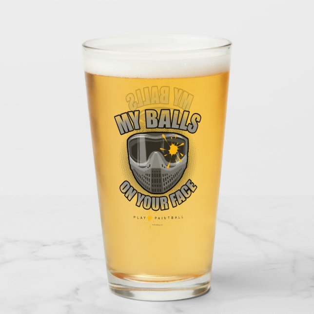 Verre Paintball sur ton visage (Devant (rempli))