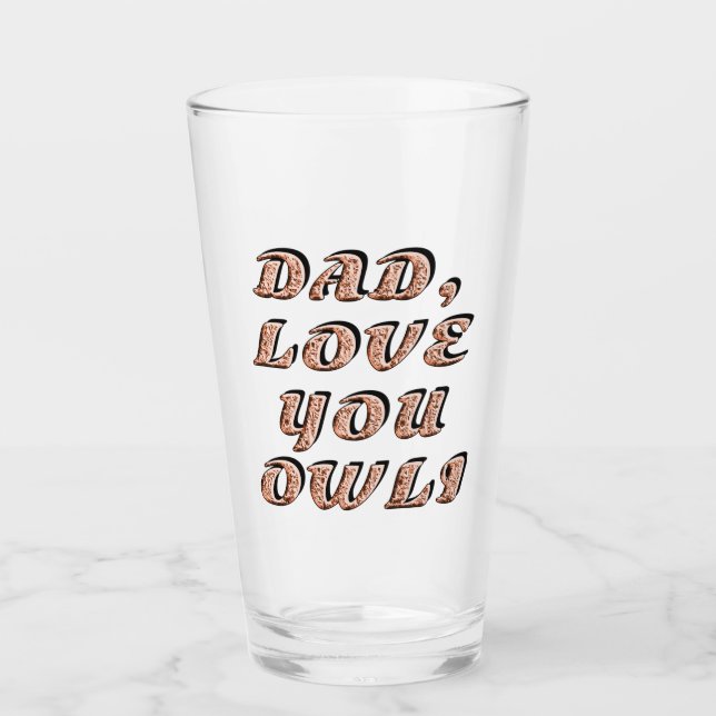 VERRE PAPA, AIME-TOI OWLI 2 (Devant)