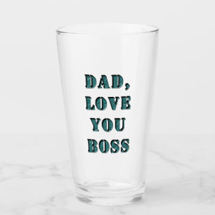 VERRE PAPA, JE T'AIME BOSS 1