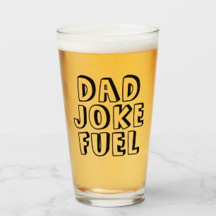 Verre Papa Joke Fuel - Comic Cadeau audacieux pour père