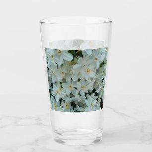 Verre Paperwhite Narcissus Fleurs blanches délicates