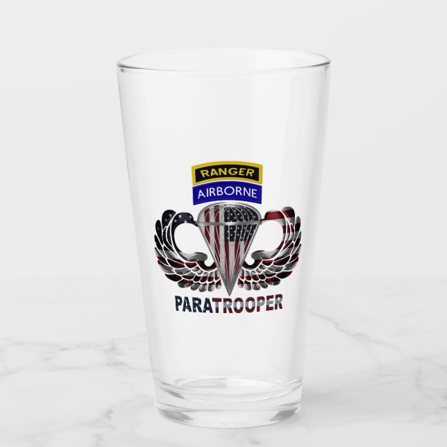 Verre Parachutiste des Rangers aéroportés (Devant)