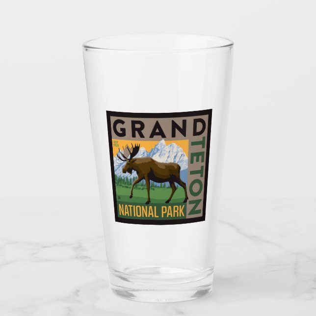 Verre Parc national de Grand Teton Moose (Devant)
