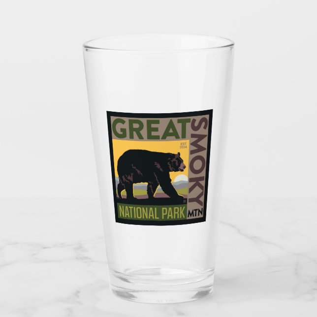 Verre Parc national de Great Smoky Mountain| Ours (Devant)