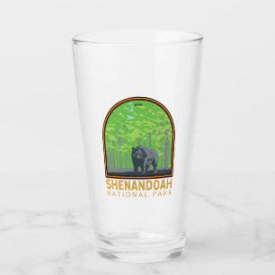 Verre Parc national de Shenandoah Ours noir Vintage