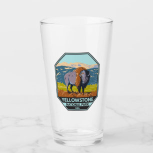 Verre Parc national de Yellowstone Bison nord-américain