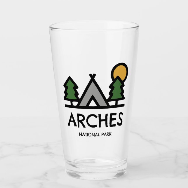 Verre Parc national des Arches (Devant)