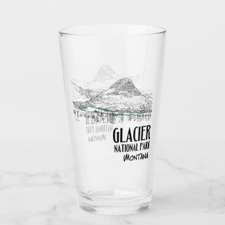 Verre Parc national des Glaciers Lac caché Montana