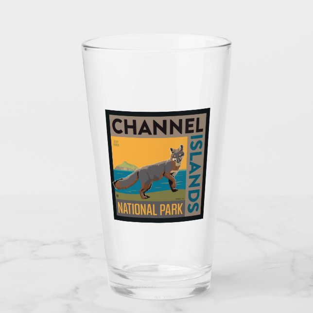 Verre Parc national des îles Channel | Fox (Devant)