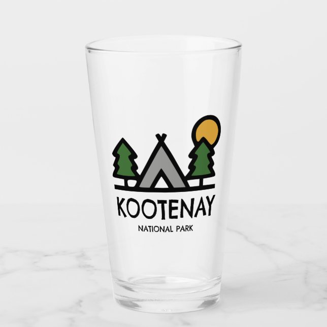 Verre Parc national Kootenay (Devant)
