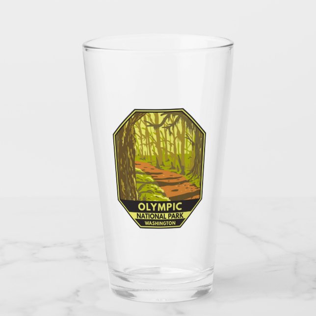 Verre Parc national olympique Hoh Rainforest Washington (Devant)