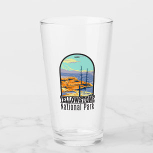 Verre Parc national Yellowstone Mammoth Hot Springs