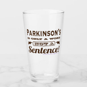 Verre Parkinsons seulement un mot