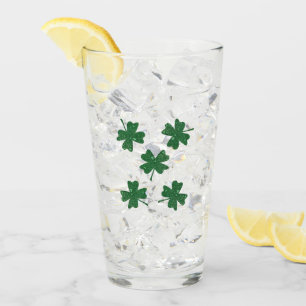 Verre Parties scintillant quatre feuilles