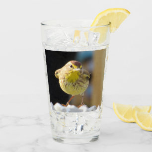 Verre Paruline de palme - Série d'oiseaux Jardins - Ver