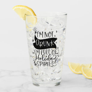 Verre Pas ivre Juste plein d'esprit de vacances Boisso