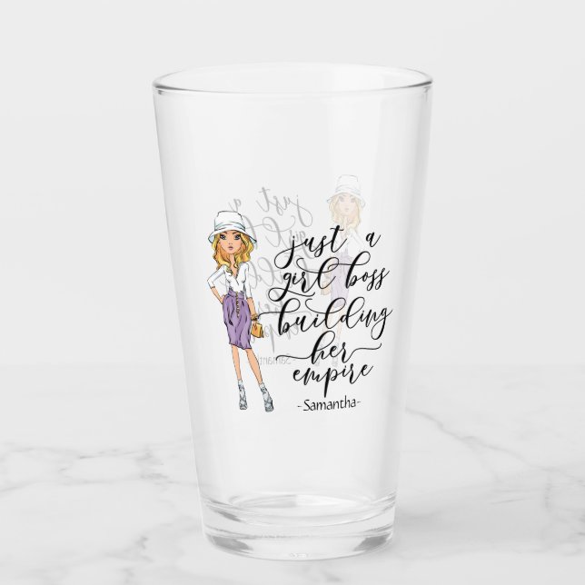 Verre Patron de fille | Blonde Lady (Devant)