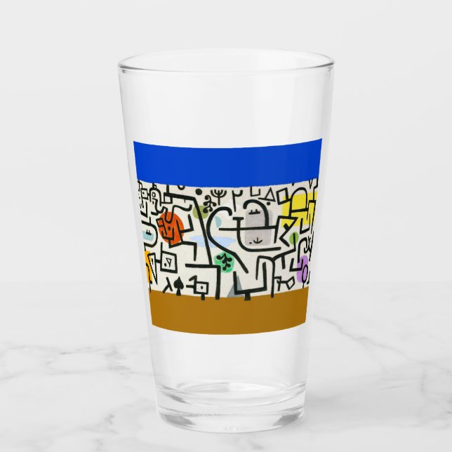 Verre Paul Klee Rich Harbour Expressionnisme Abstrait (Devant)