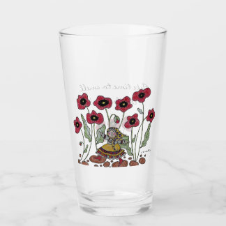 Verre Pavots pour l'art populaire d'Ukrainien de