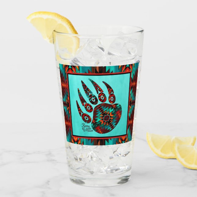 Verre Paw Tibal Bear (Devant glace)