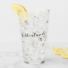 Verre Pays-Bas Heart Flag, Design néerlandais