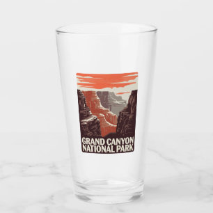 Verre Paysage du parc national du Grand Canyon