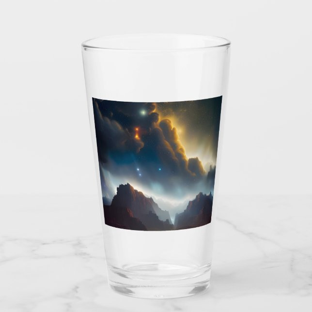 Verre Paysage nuageux (Devant)