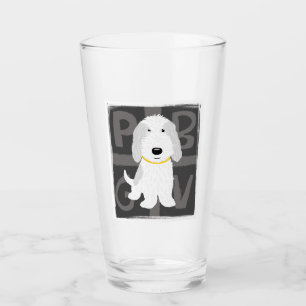 Verre PBGV Petit Basset Griffon Vendeen Dessin de chat