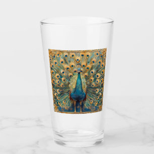 Verre Peacock Art Nouveau