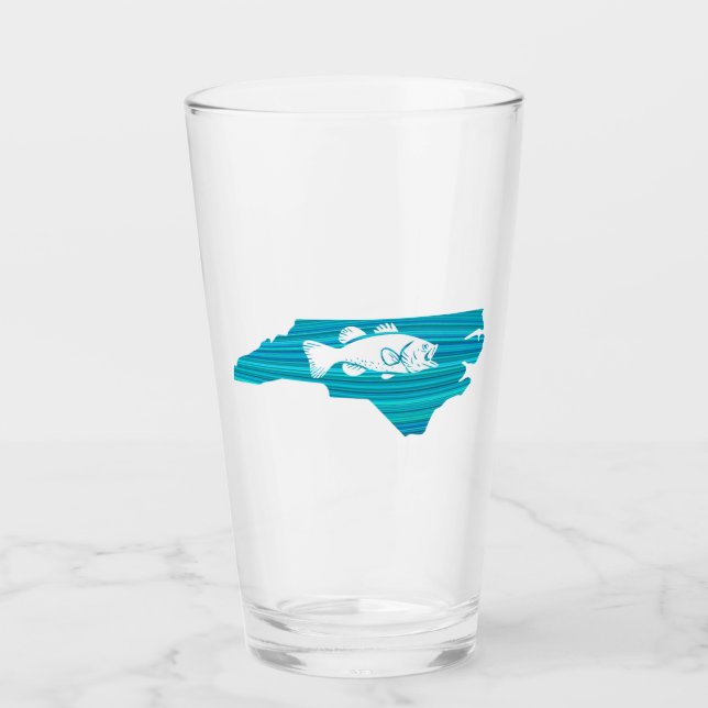 Verre Pêche par vagues en Caroline du Nord (Devant)