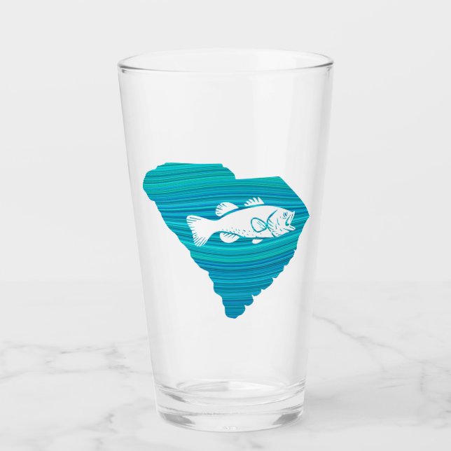 Verre Pêche par vagues en Caroline du Sud (Devant)