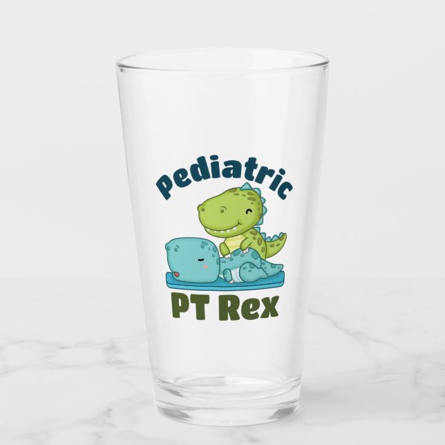 Verre Pédiatrique PT Rex Thérapeute physique (Devant)