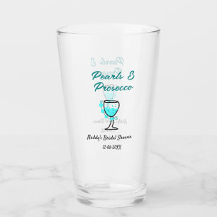 Verre Perles et prosecco enterrement de vie de jeune fil