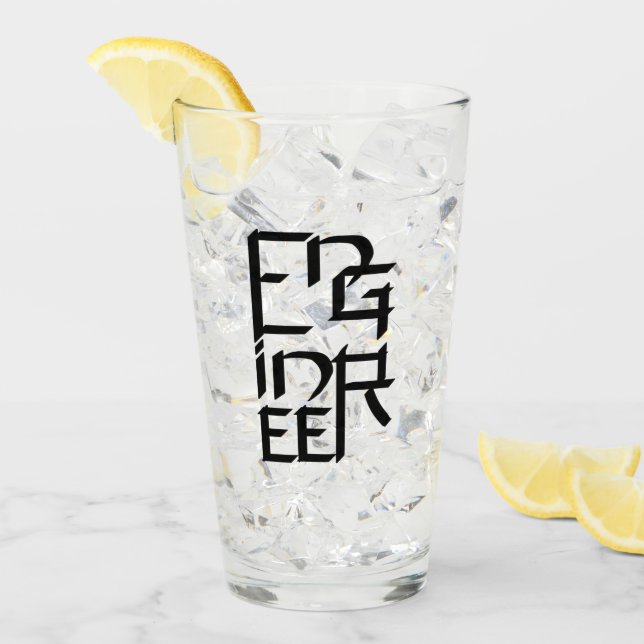 Verre Personnage d'ingénieur (Devant glace)