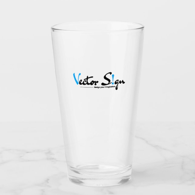 Verre personnalisé de pinte (Devant)