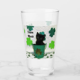 Verre Personnalisé - Jack the Cat's Saint Patrick's Day