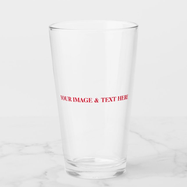 Verre Personnalisé Personnalisé Votre Propre Photo (Devant)