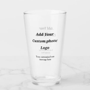 Verre personnaliser ajouter votre logo photo votre texte