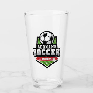 Verre Personnaliser Football AJOUTER TEXTE Varsity Team