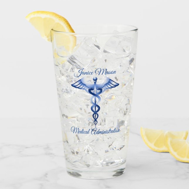 Verre Personnaliser Médicale (Devant glace)