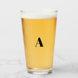 Verre Personnaliser, personnaliser Alphabet lettre initi