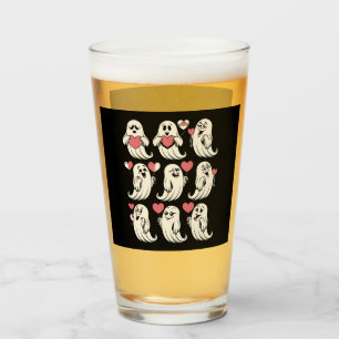 Verre Petit ami fantôme mignon cœur Saint-Valentin Coupl