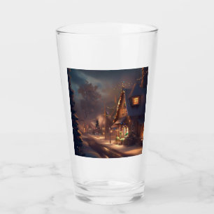 Verre Petite ville de Noël 2