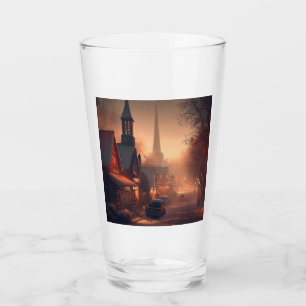 Verre Petite ville de Noël 4