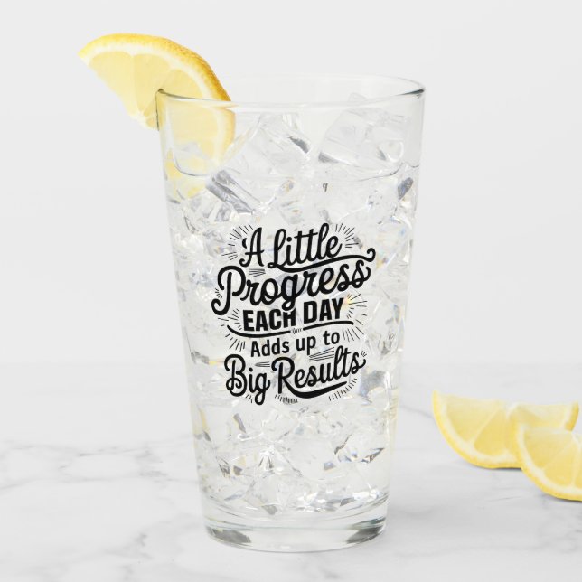 Verre Peu de progrès quotidien (Devant glace)