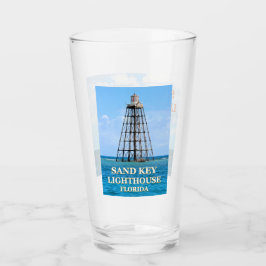 Verre Phare de Sand Key, Floride Pint Glass
